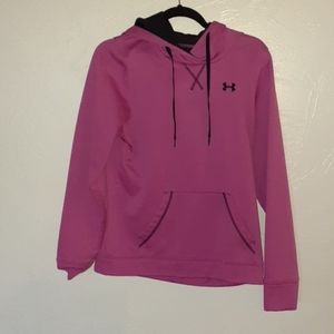 Pink under armour hoodie